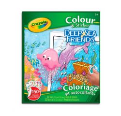 CRAYOLA - COLORIAGE ET AUTOCOLLANTS - LES AMIS DES PROFONDEURS